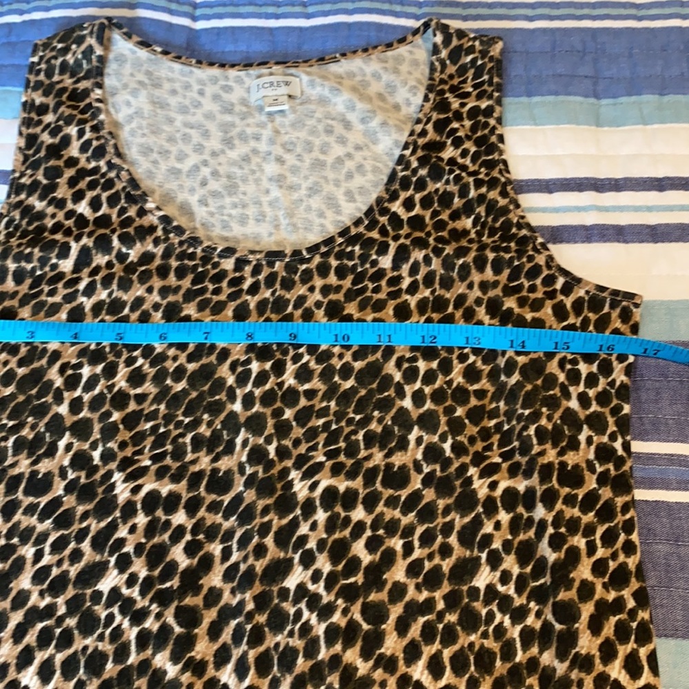 ⚡️LAST DAYS! J Crew maxi dress animal print sleeveless Size M - Picture 6 of 9